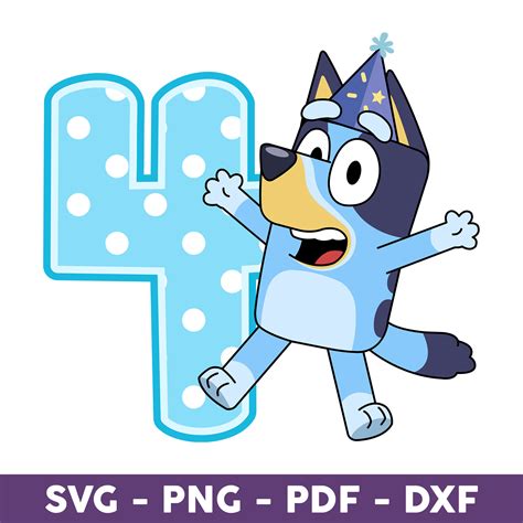 Bluey SVG file 4