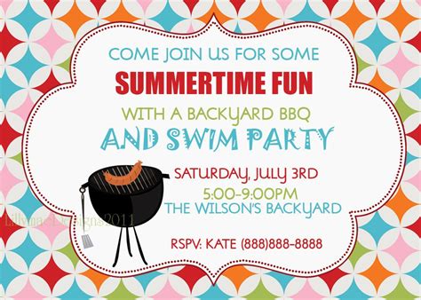 Bluey's Backyard BBQ Invitation