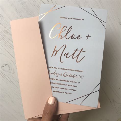 Blush Pink Wedding Invitation Ideas