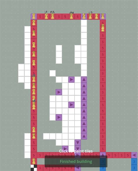 A person using an online game builder to create a board game template