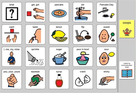 Boardmaker printables for Down syndrome