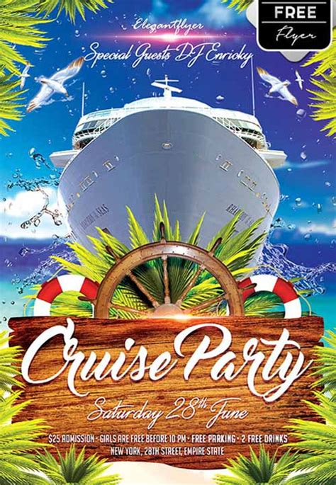 Boat Cruise Flyer Template