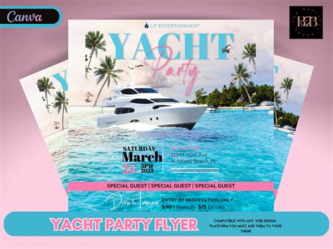 Boat Party Flyer Wording