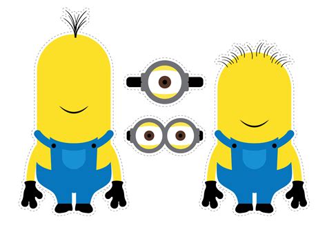 Bob Minion printable cutout