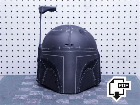 Boba Fett Helmet DIY Template