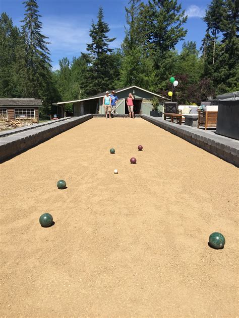 Bocce ball courts