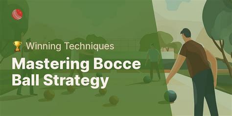 Bocce ball techniques