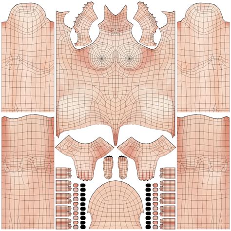 Body template textures 8