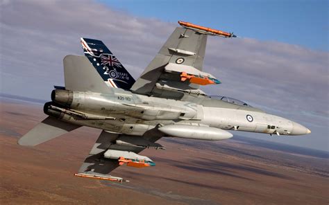 Boeing F/A-18 Hornet in flight