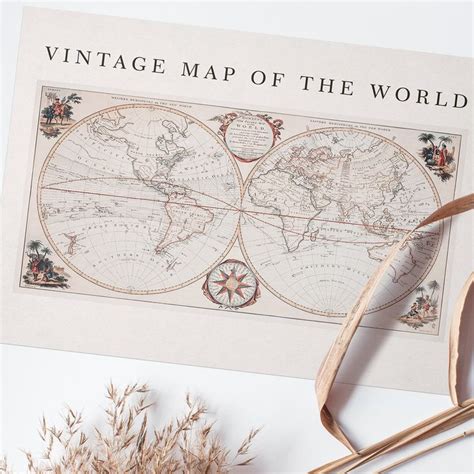 Bohemian maps printables