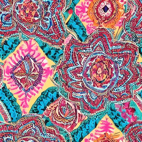 Bohemian patterns for digital creations