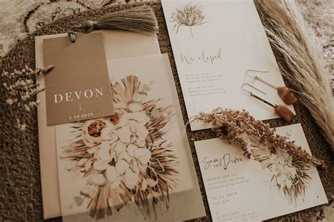 Boho Wedding Invitations