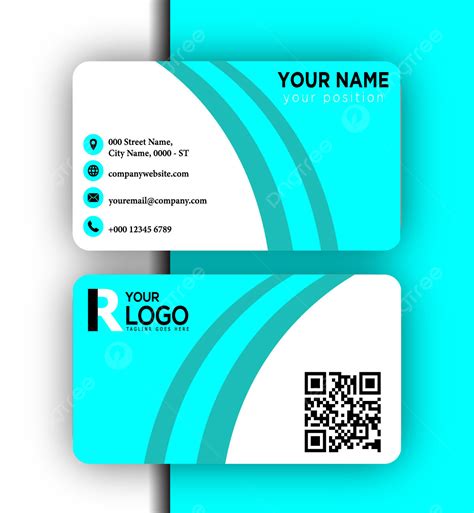 Bold and bright business card template