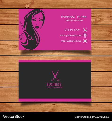 Bold and Bright Salon Business Card