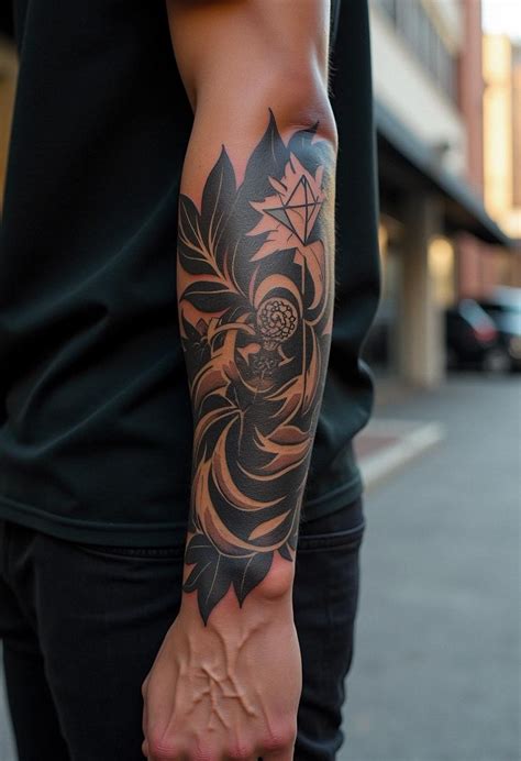 Bold arm tattoos for women