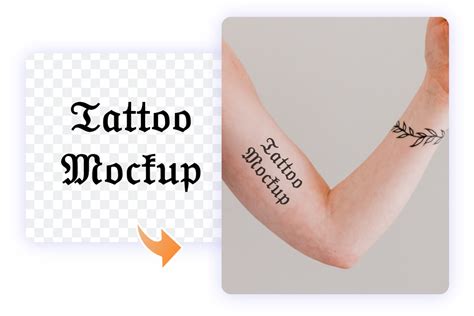 Bold font name tattoos