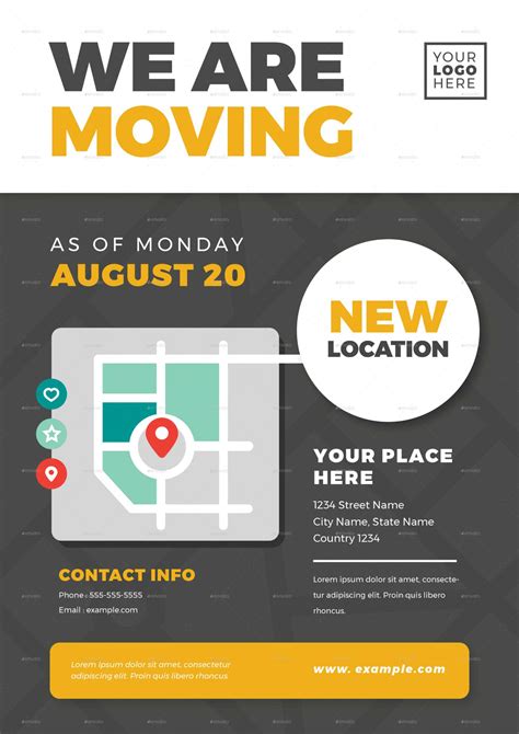 Bold Moving Flyer Template