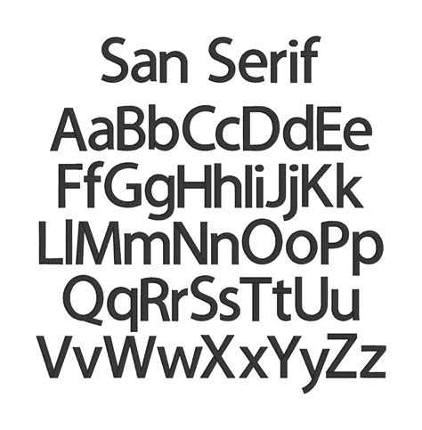 Bold Sans-Serif Font