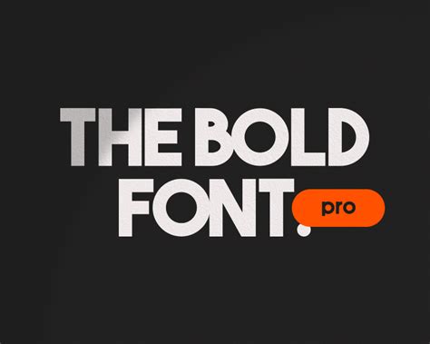 Bold Typography Template