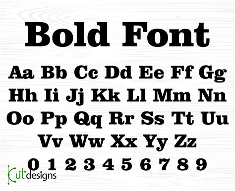 Bold Typography Template