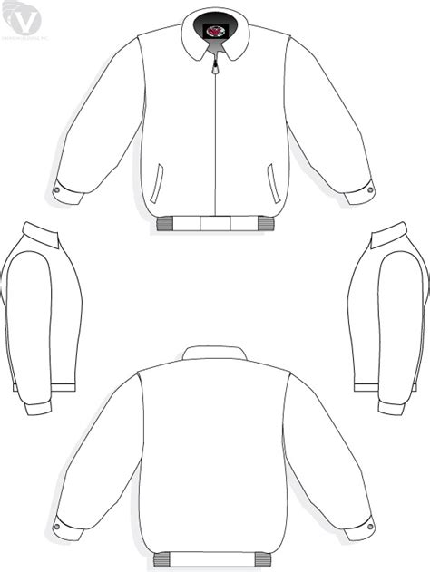 Bomber Jacket Template Example 3