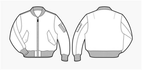 Bomber Jacket Template Example 5