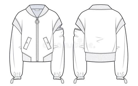 Bomber Jacket Template Example 9