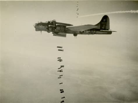 Bomber raid in progress