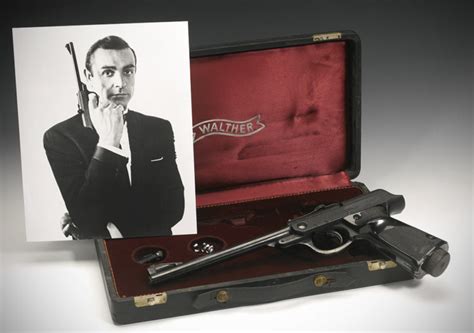 Bond's pistol and martini