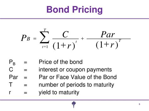 Bond Pricing Template