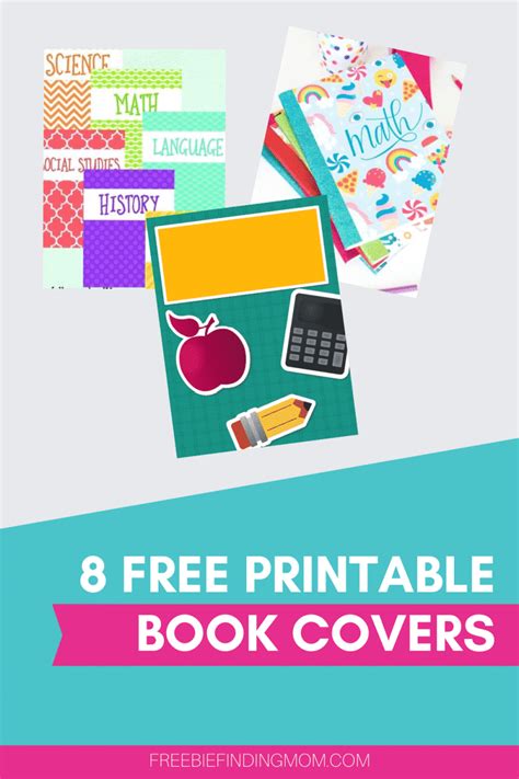 Mini book cover printable design 1