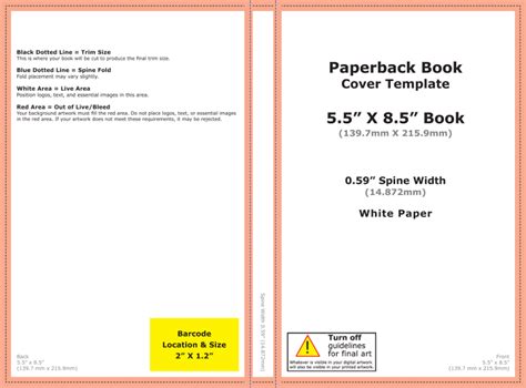 Book Cover Templates for CreateSpace