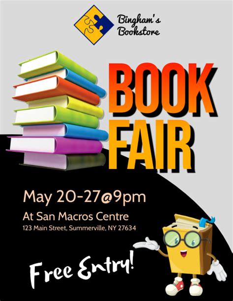 Book Fair Flyer Designs