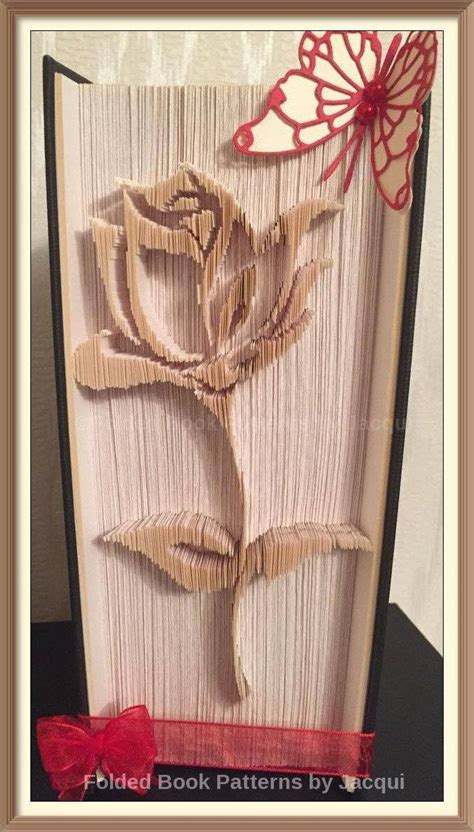 Folded Book Rose Pattern