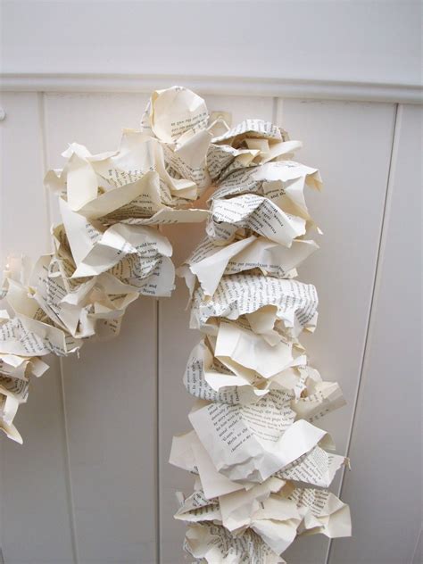 Book Page Garland