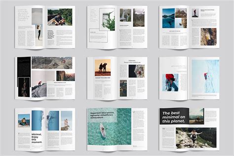 Magazine Book Template InDesign