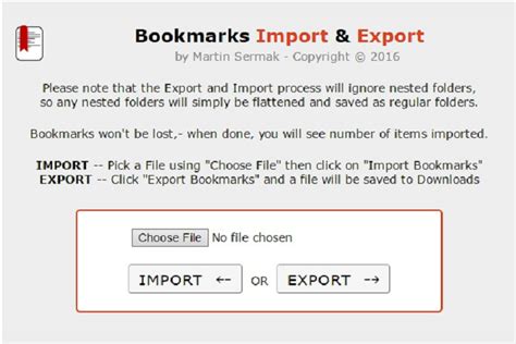 Bookmark Exporter Extension