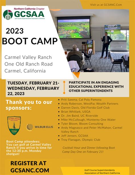 Boot camp in California