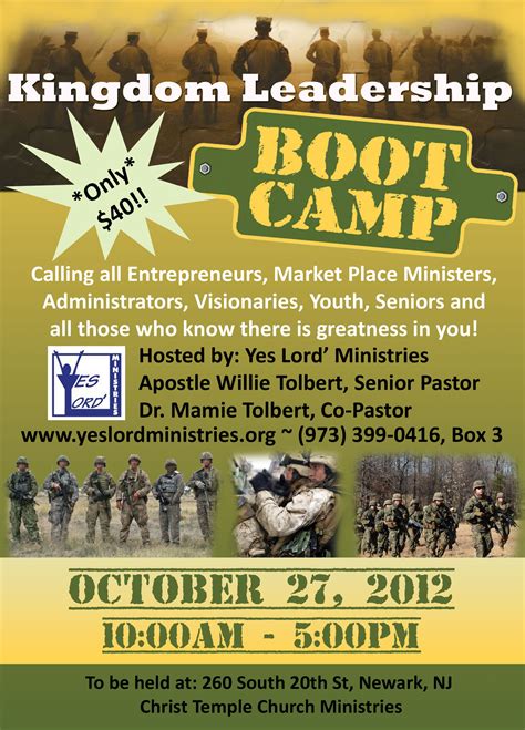 Leadership Development at Boot Camps for Youth