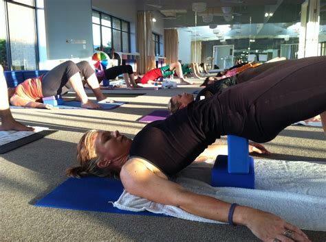 Boot camp participants stretching