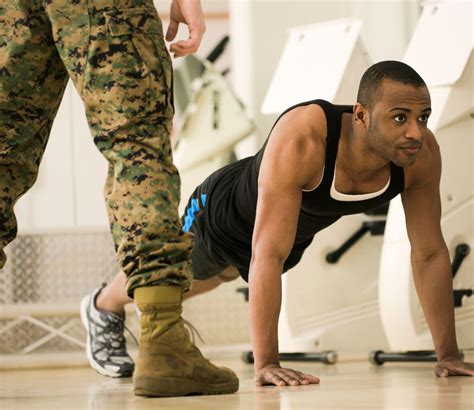 Boot camp men strength training