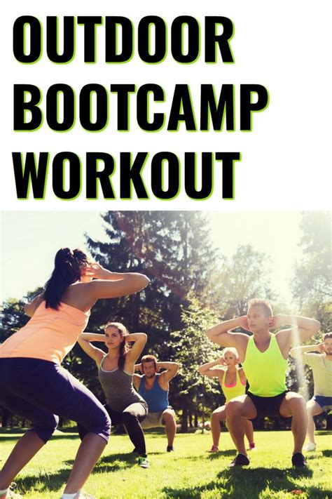 Outdoor boot camp training