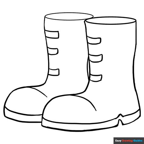 Boots Coloring Page