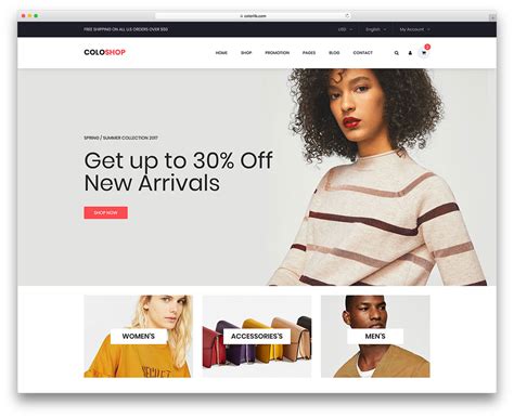 Bootstrap Ecommerce Template Designs Gallery 4