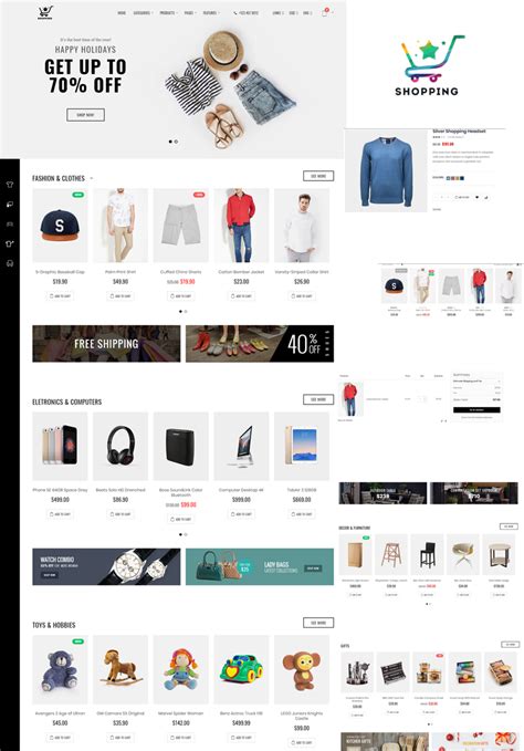 Bootstrap Ecommerce Template Gallery 1