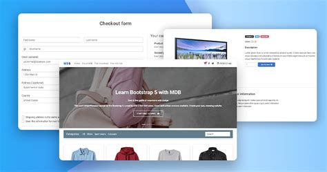 Bootstrap Ecommerce Template Gallery 5