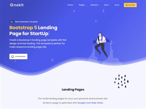 Bootstrap Landing Page Design Examples