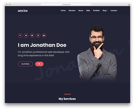 Bootstrap Personal HTML5 Template