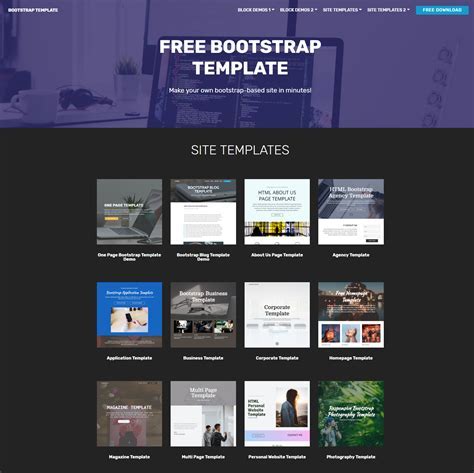 Bootstrap Template