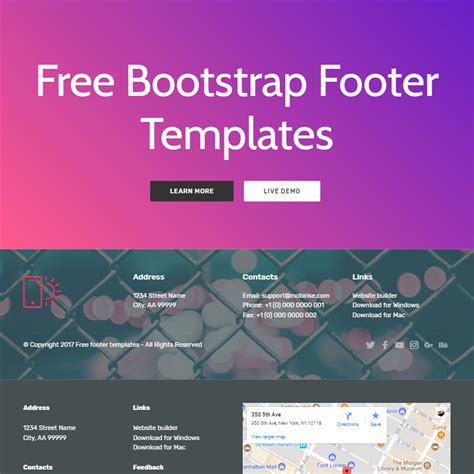 Bootstrap Template Examples